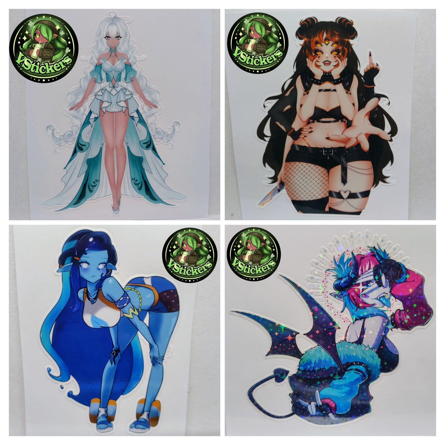 Custom Art Commission Sticker! - Water-Resistant Vinyl Sticker!