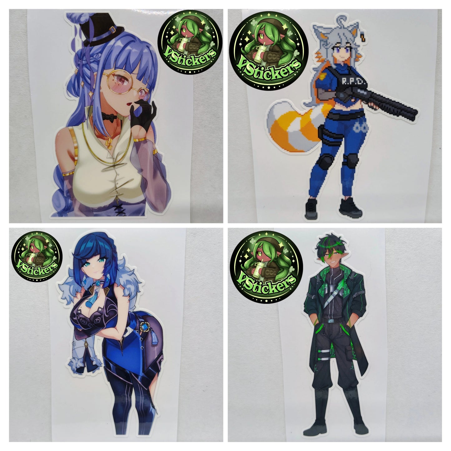 Custom Art Commission Sticker! - Water-Resistant Vinyl Sticker!