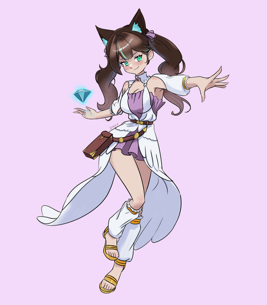 [OC] Crystal Carnie (Noelle Silva Cosplay!) - Water-Resistant Vinyl Sticker!