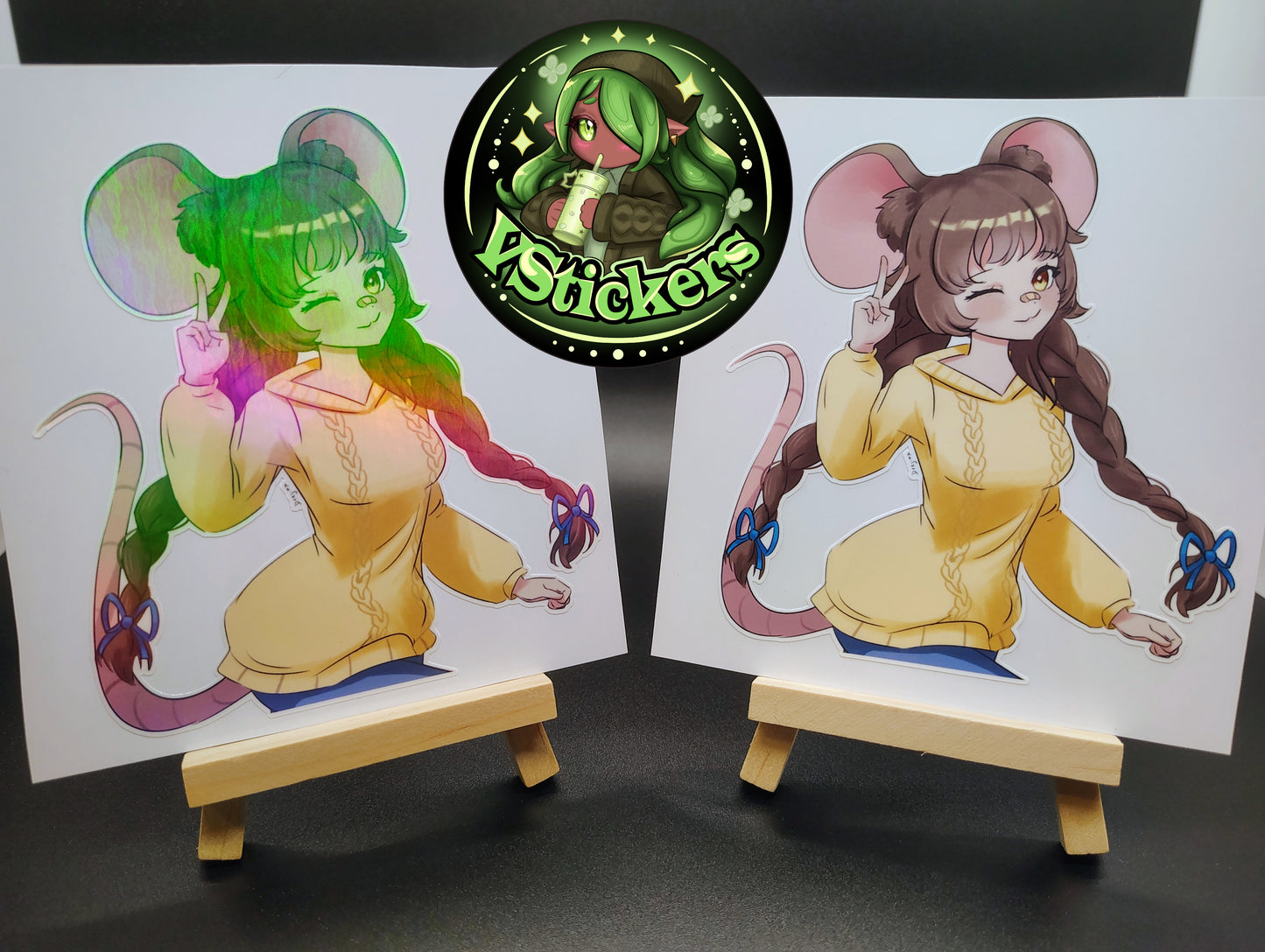 [VTuber] ZumiVT Fan Art Sticker! Holographic Versions Available! Water-Resistant Vinyl Sticker!