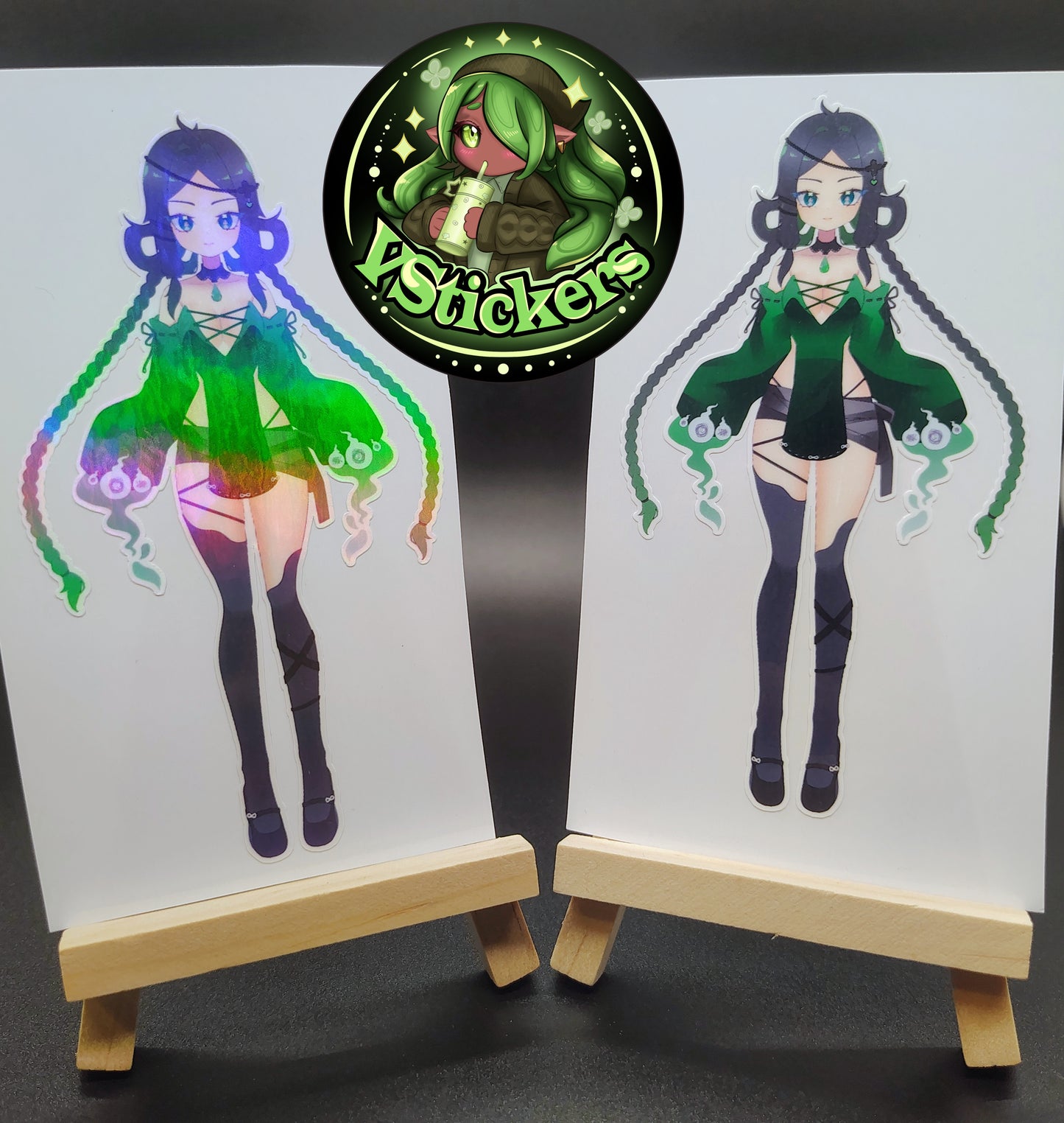 [OC] Yumikaze Phallura Anime Girl Sticker! Holographic Versions Available! Water-Resistant Vinyl Sticker!