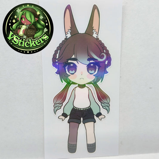 [OC] Chibi Marisa Chocomint Anime Girl Sticker!