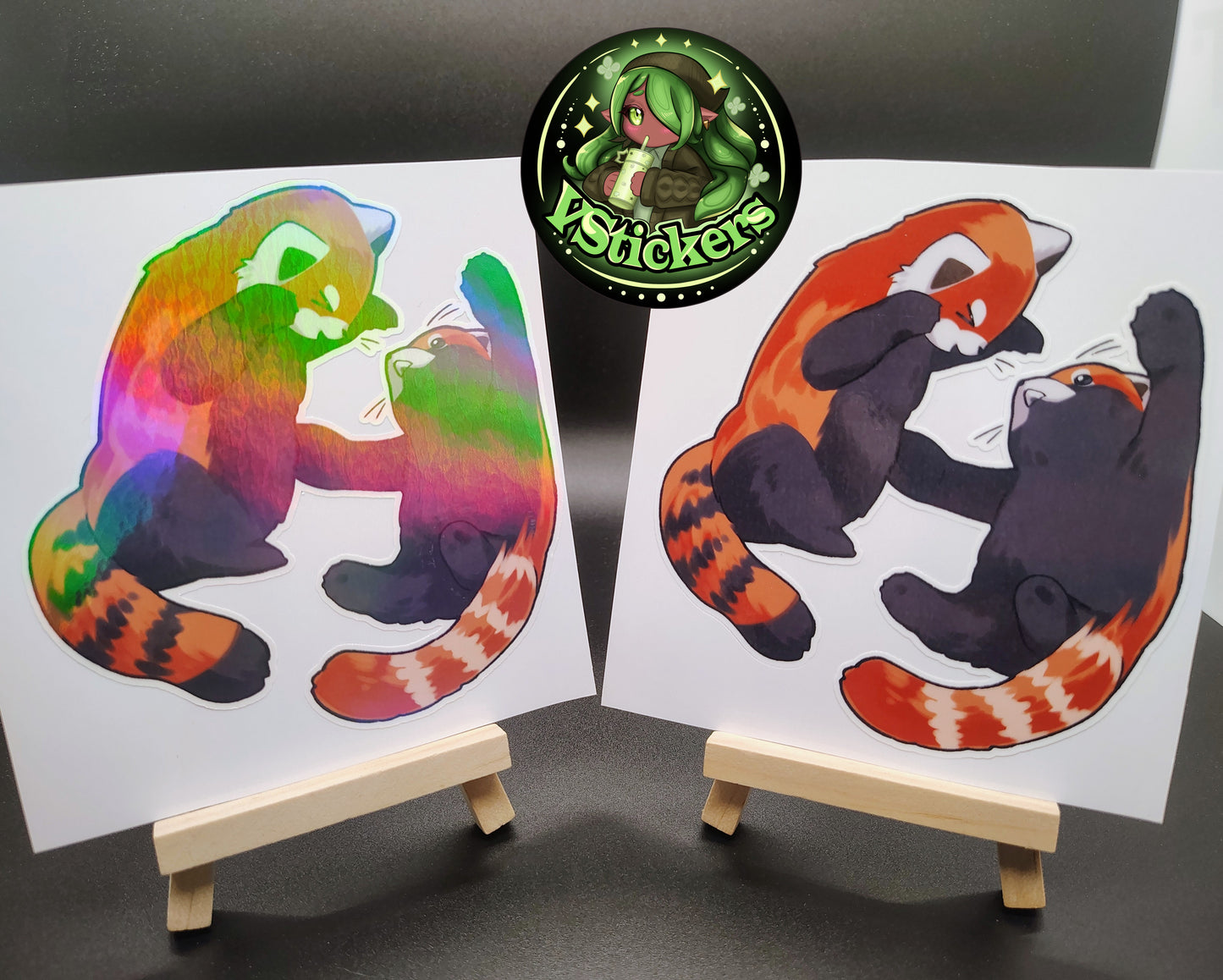 [VTuber] Laura the Explaura Playing Red Pandas Fan Art Charity Sticker!