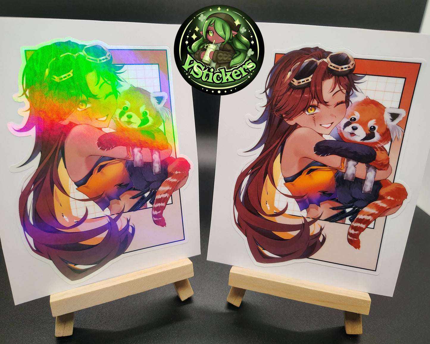 [VTuber] Laura the Explaura & Red Panda Fan Art Charity Sticker!