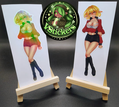 [OC] Selene X Alternate Outfit Water-Resistant Vinyl Sticker!