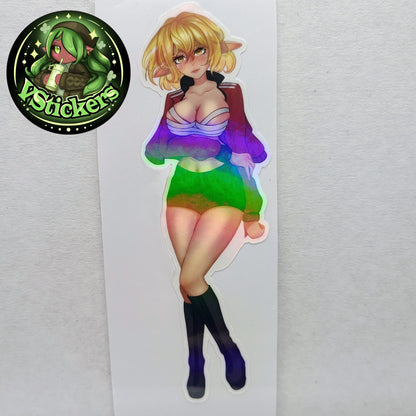 [OC] Selene X Alternate Outfit Water-Resistant Vinyl Sticker!