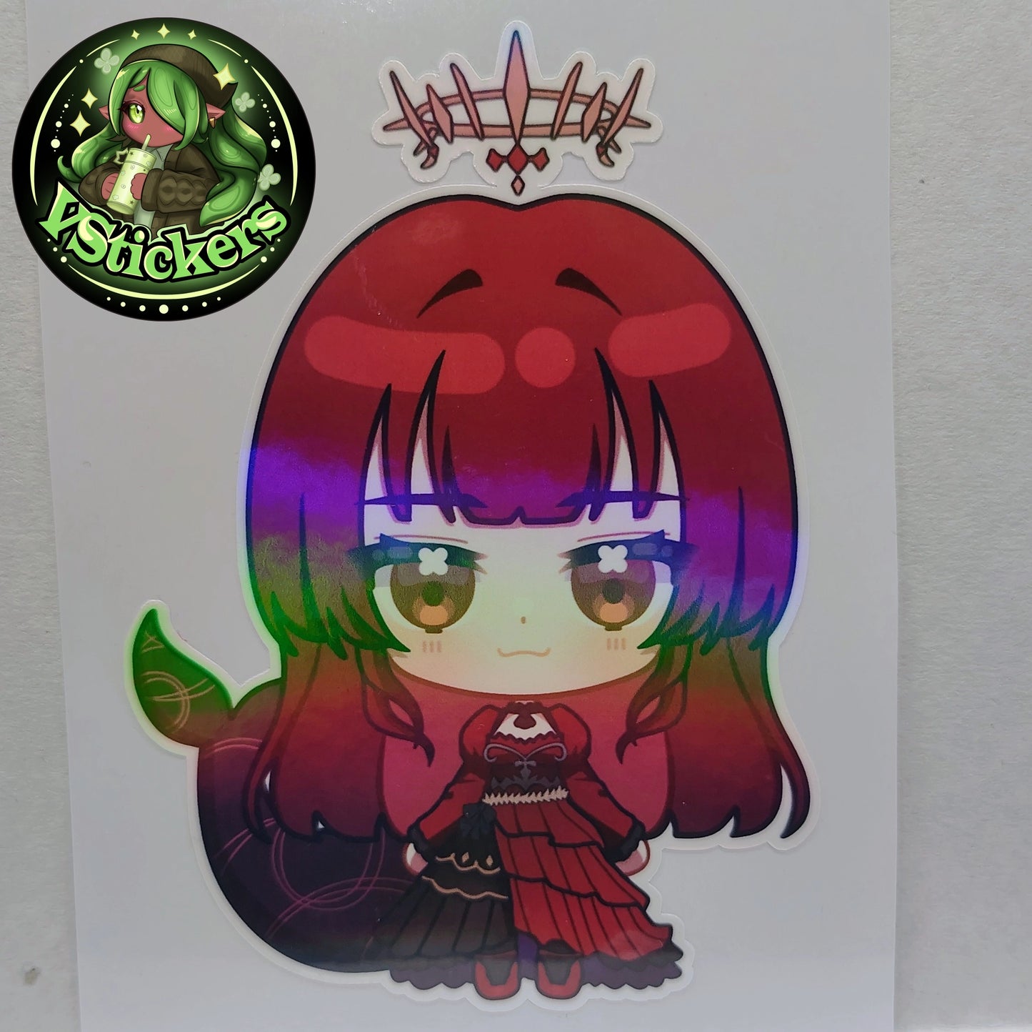 [VTuber] Chibi LunahFae - Water-Resistant Fan Art Vinyl Sticker!