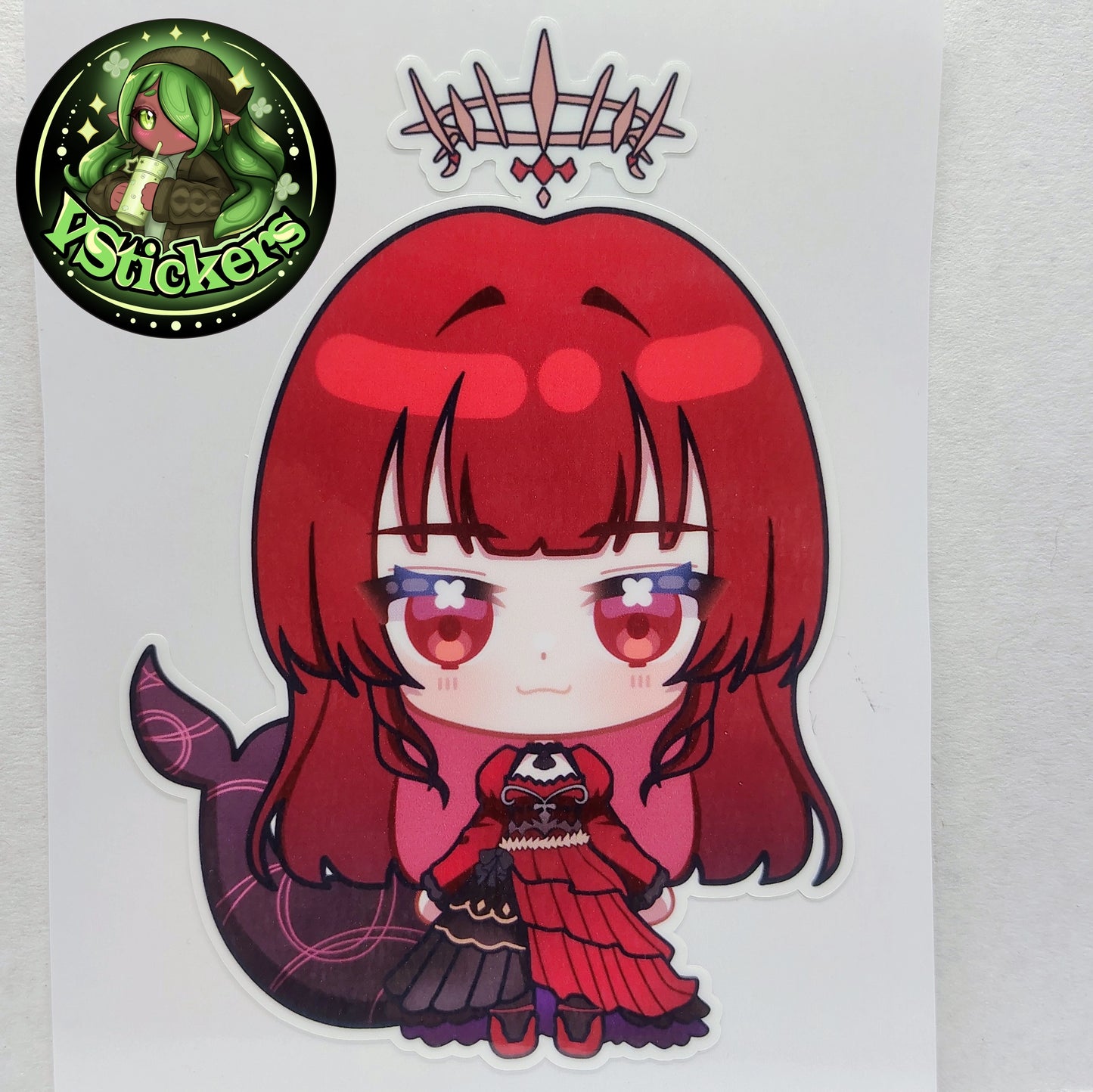 [VTuber] Chibi LunahFae - Water-Resistant Fan Art Vinyl Sticker!