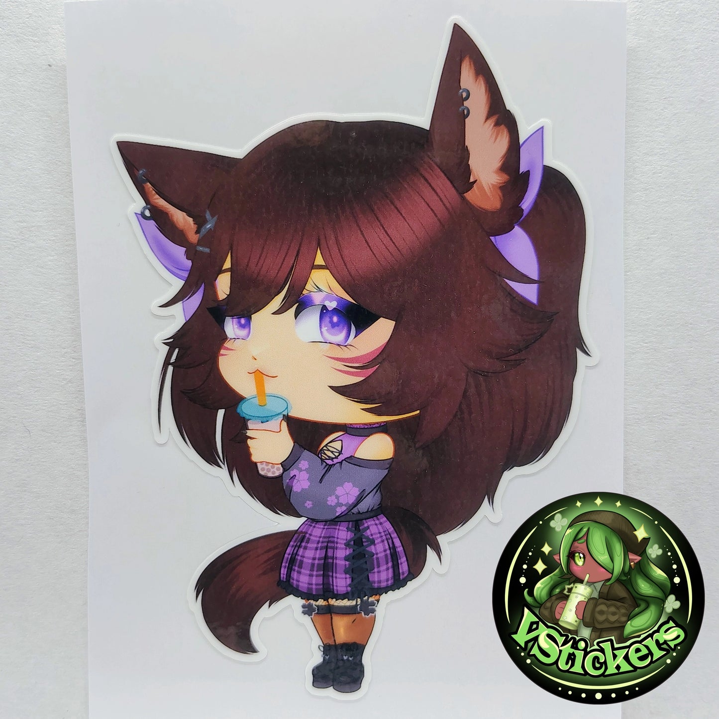 [VTuber] Chibi Akiphonic - Water-Resistant Fan Art Vinyl Sticker!