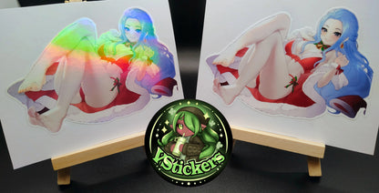 [One Piece] Holiday Nefertari Vivi Fan Art Water-Resistant Vinyl Sticker! Fan-Made Merchandise!