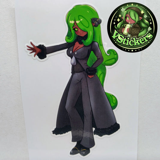 [OC] Emeralda (Cynthia Cosplay) - Water-Resistant Vinyl Sticker!