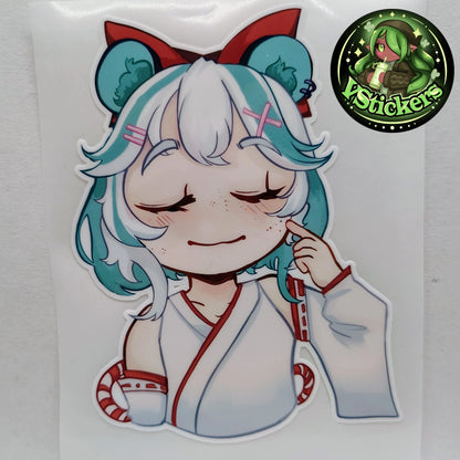 [VTuber] Chibi Kourra - Fan Art Water-Resistant Vinyl Sticker!