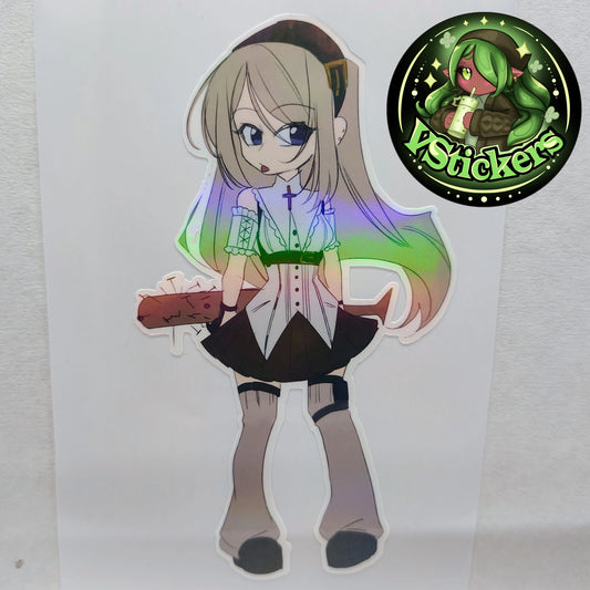 [OC] Crossia Thalius the Spy! - Water-Resistant Vinyl Sticker!