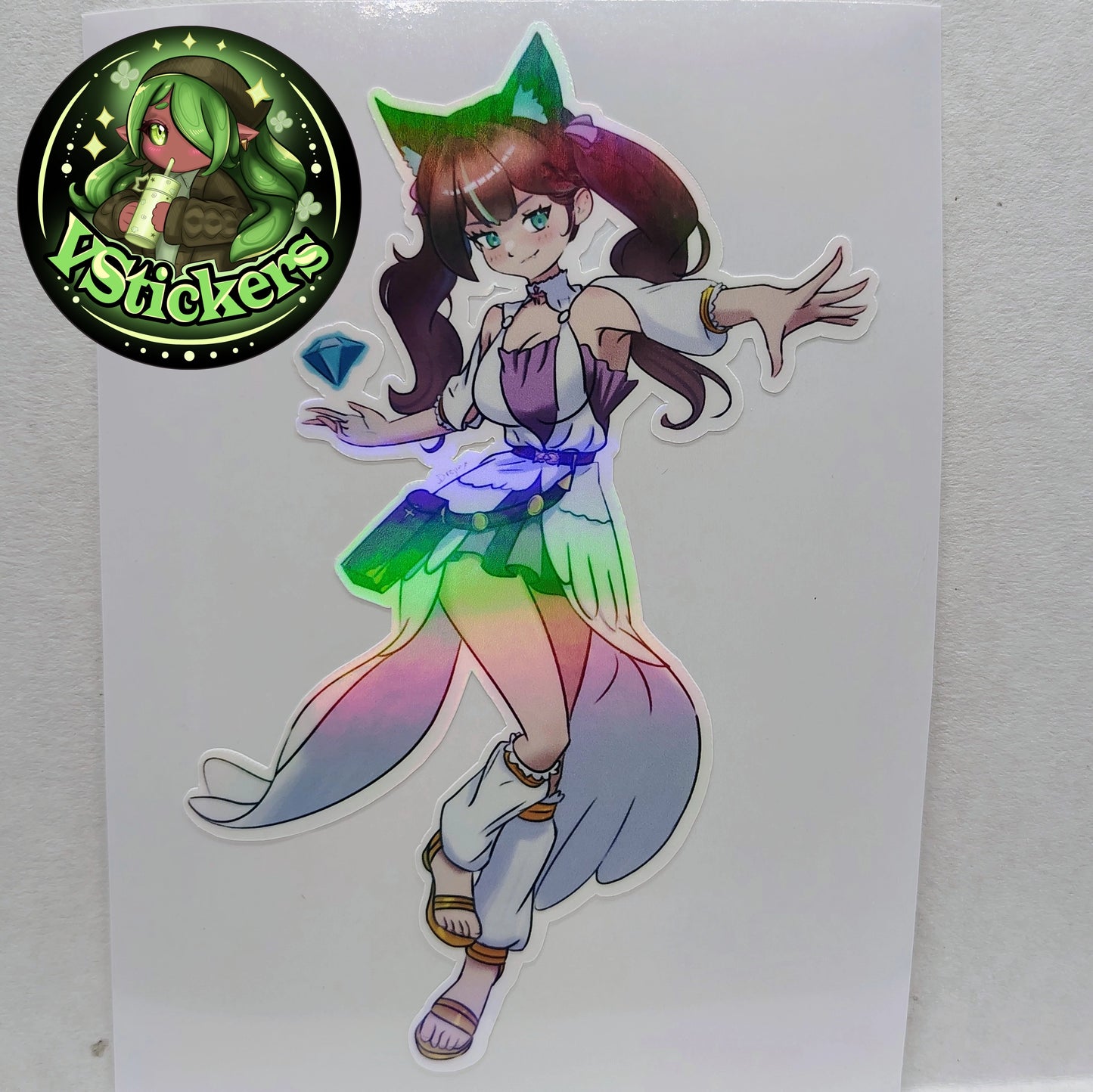 [OC] Crystal Carnie (Noelle Silva Cosplay!) - Water-Resistant Vinyl Sticker!