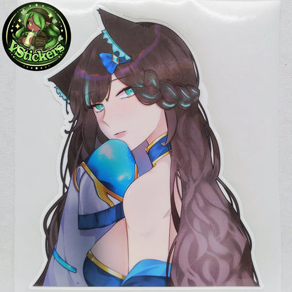[OC] Crystal Carnie Mysterious Gaze! Water-Resistant Vinyl Sticker!