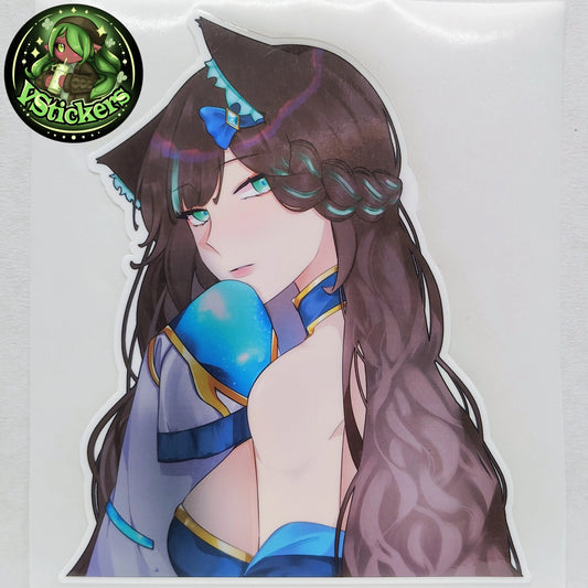 [OC] Crystal Carnie Mysterious Gaze! Water-Resistant Vinyl Sticker!
