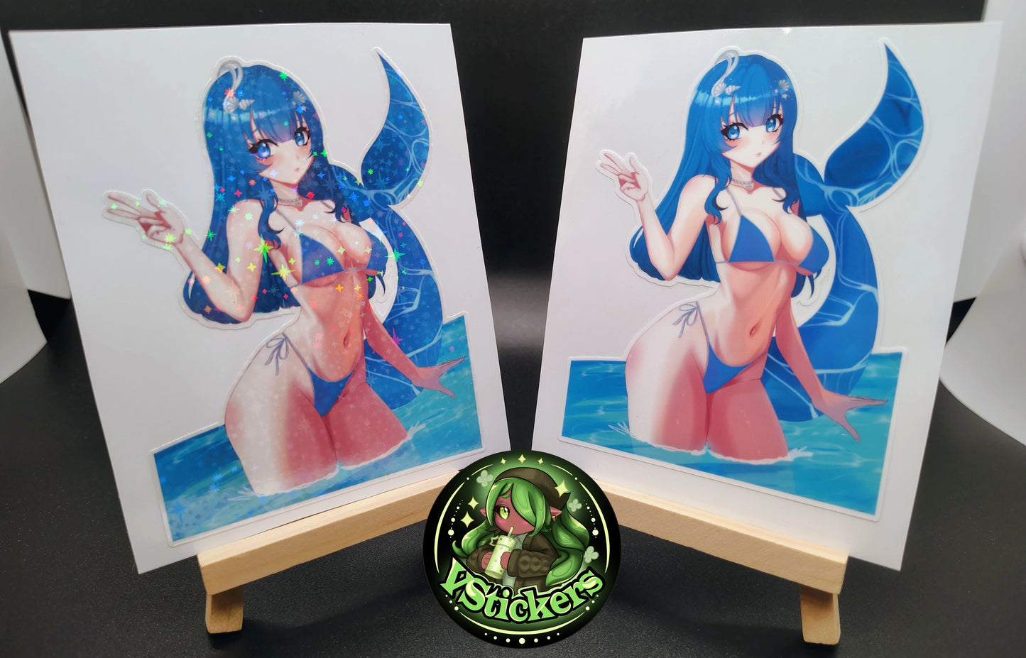 [VTuber] LunahFae Bikini Fan Art Sticker! - Water-Resistant Fan Art Vinyl Sticker!