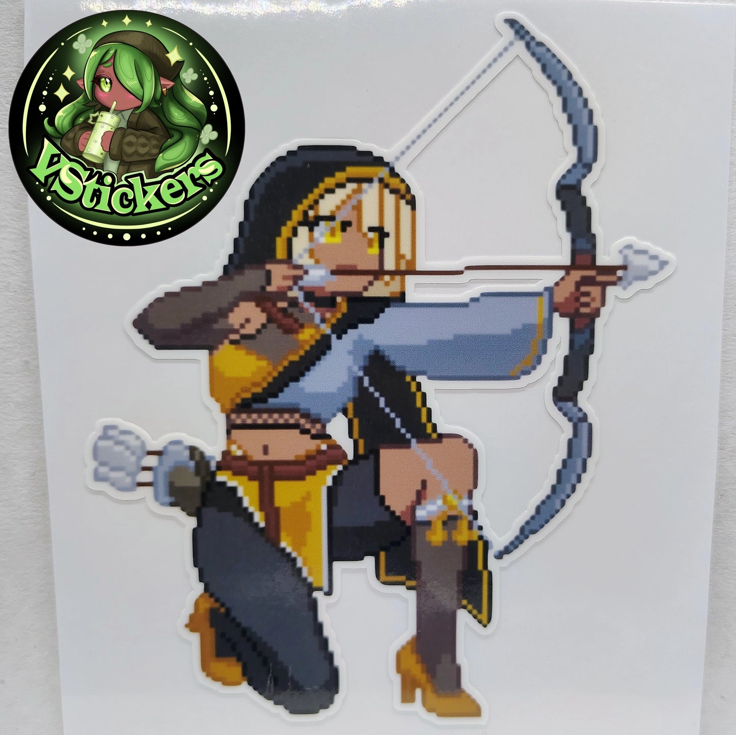 [OC] Selene X Pixel Art Sticker! Water-Resistant Vinyl Sticker!