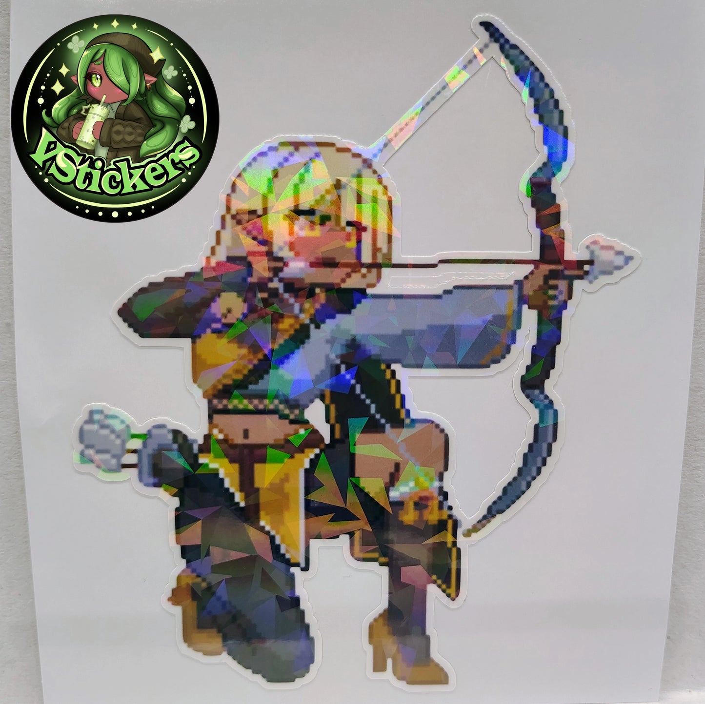 [OC] Selene X Pixel Art Sticker! Water-Resistant Vinyl Sticker!