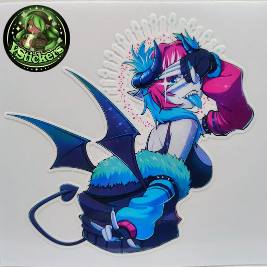 [VTuber] Fream Fan Art Sticker! - Water-Resistant Fan Art Vinyl Sticker!