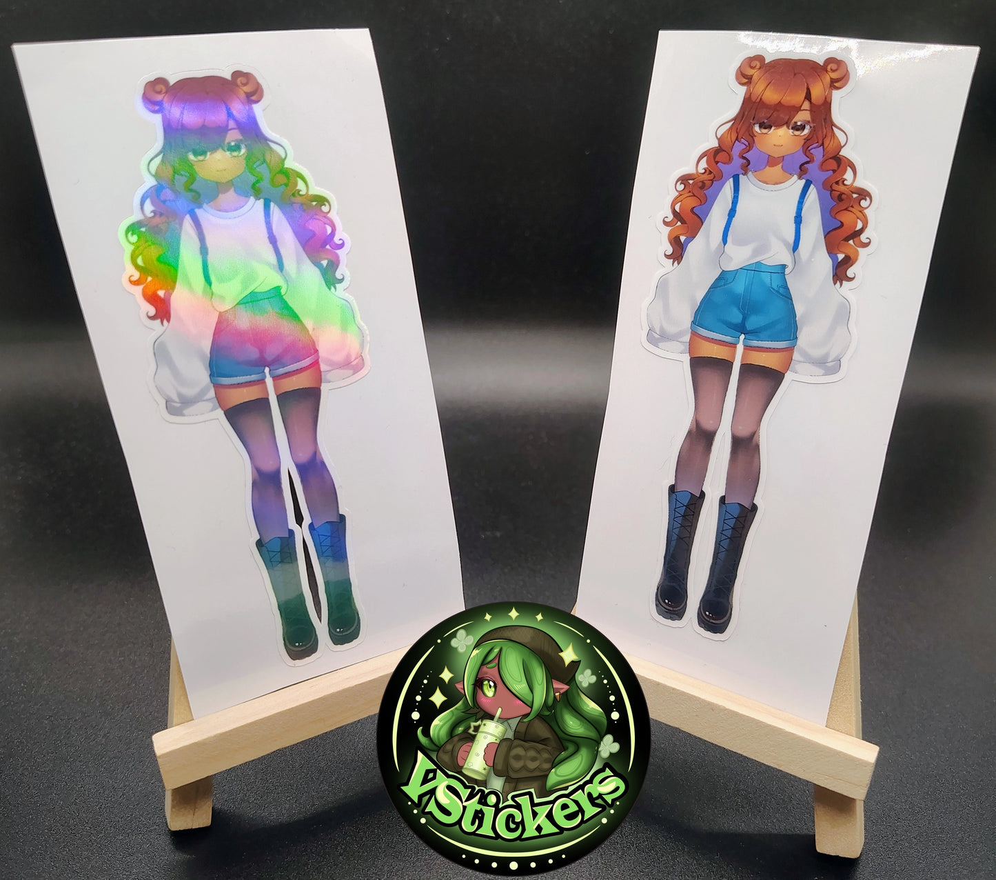 [OC] Marie Silva the Overthinker! - Water-Resistant Vinyl Sticker!