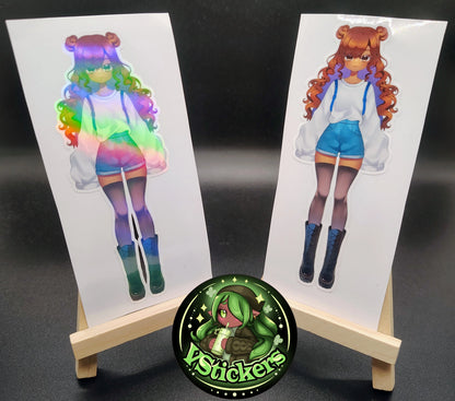 [OC] Marie Silva the Overthinker! - Water-Resistant Vinyl Sticker!