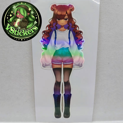 [OC] Marie Silva the Overthinker! - Water-Resistant Vinyl Sticker!