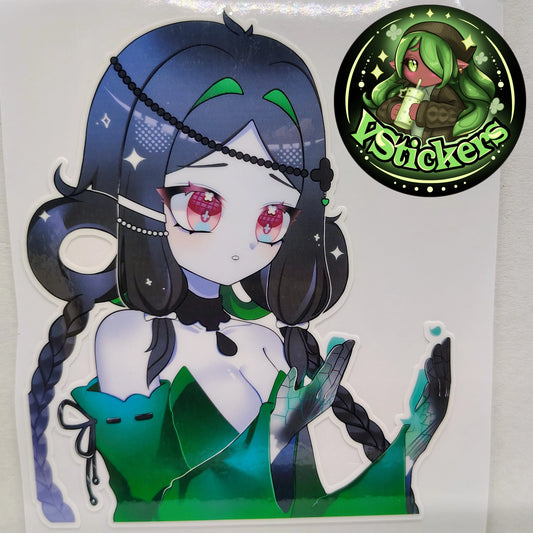 [OC] Yumikaze Painful Burden Sticker! Water-Resistant Vinyl Sticker!