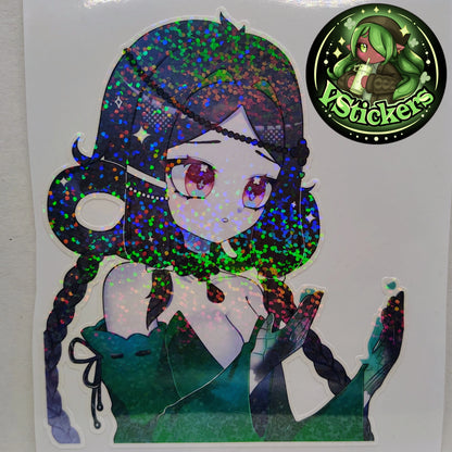 [OC] Yumikaze Painful Burden Sticker! Water-Resistant Vinyl Sticker!