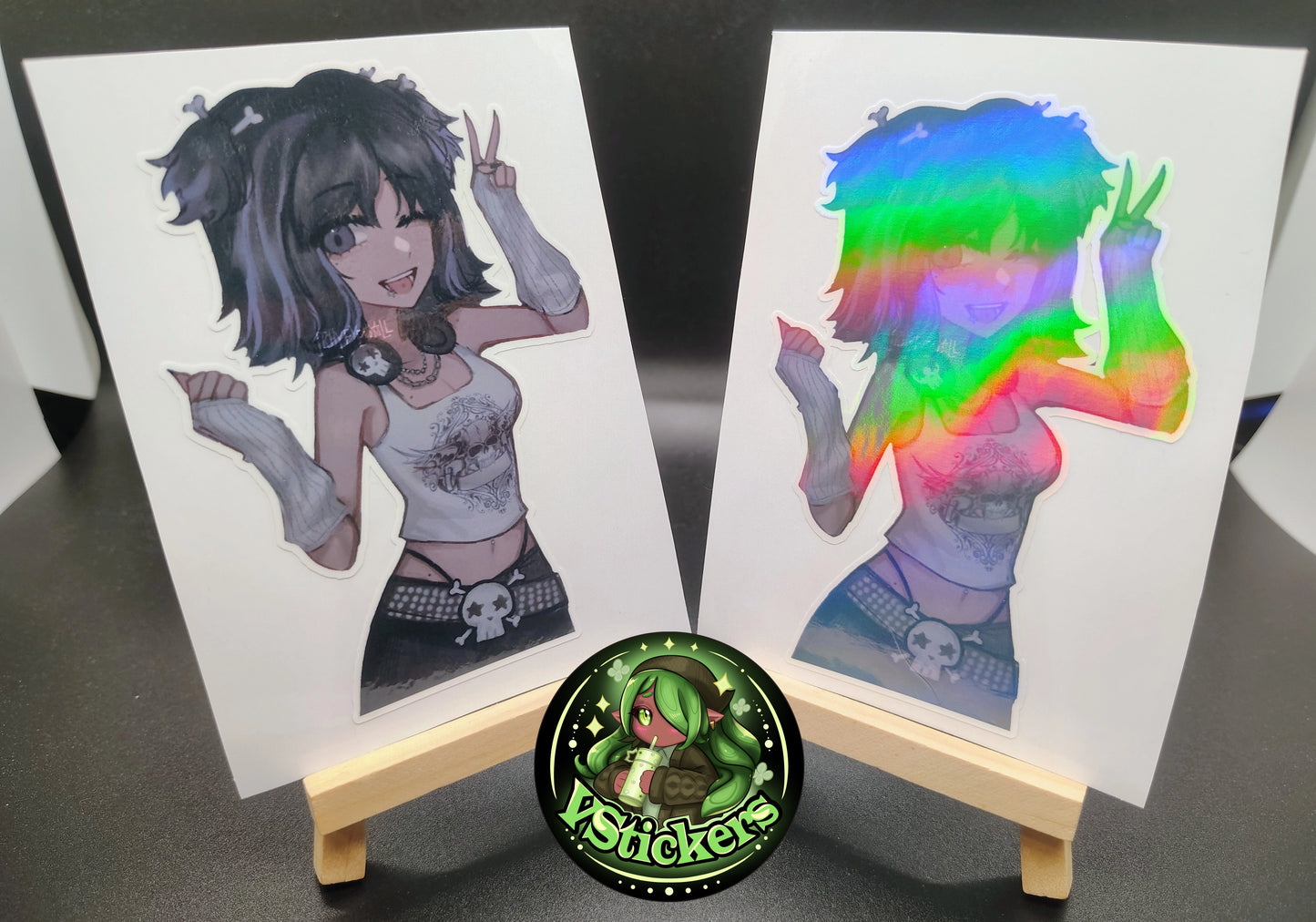 [OC] Audrey Marshall the Emo Tsundere! - Water-Resistant Vinyl Sticker!