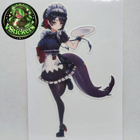 [Zenless Zone Zero] Ellen Joe Maid Fan Art Water-Resistant Vinyl Sticker! Fan-Made Merchandise!