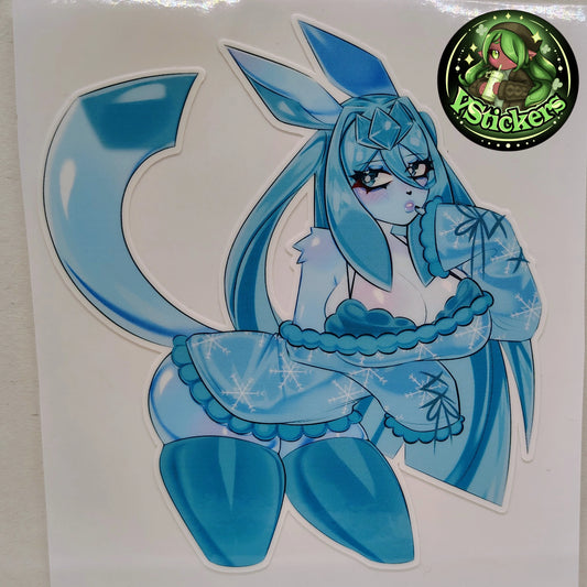 [OC] Aisia Clueless & Thicc Version! - Water-Resistant Vinyl Sticker & Print!