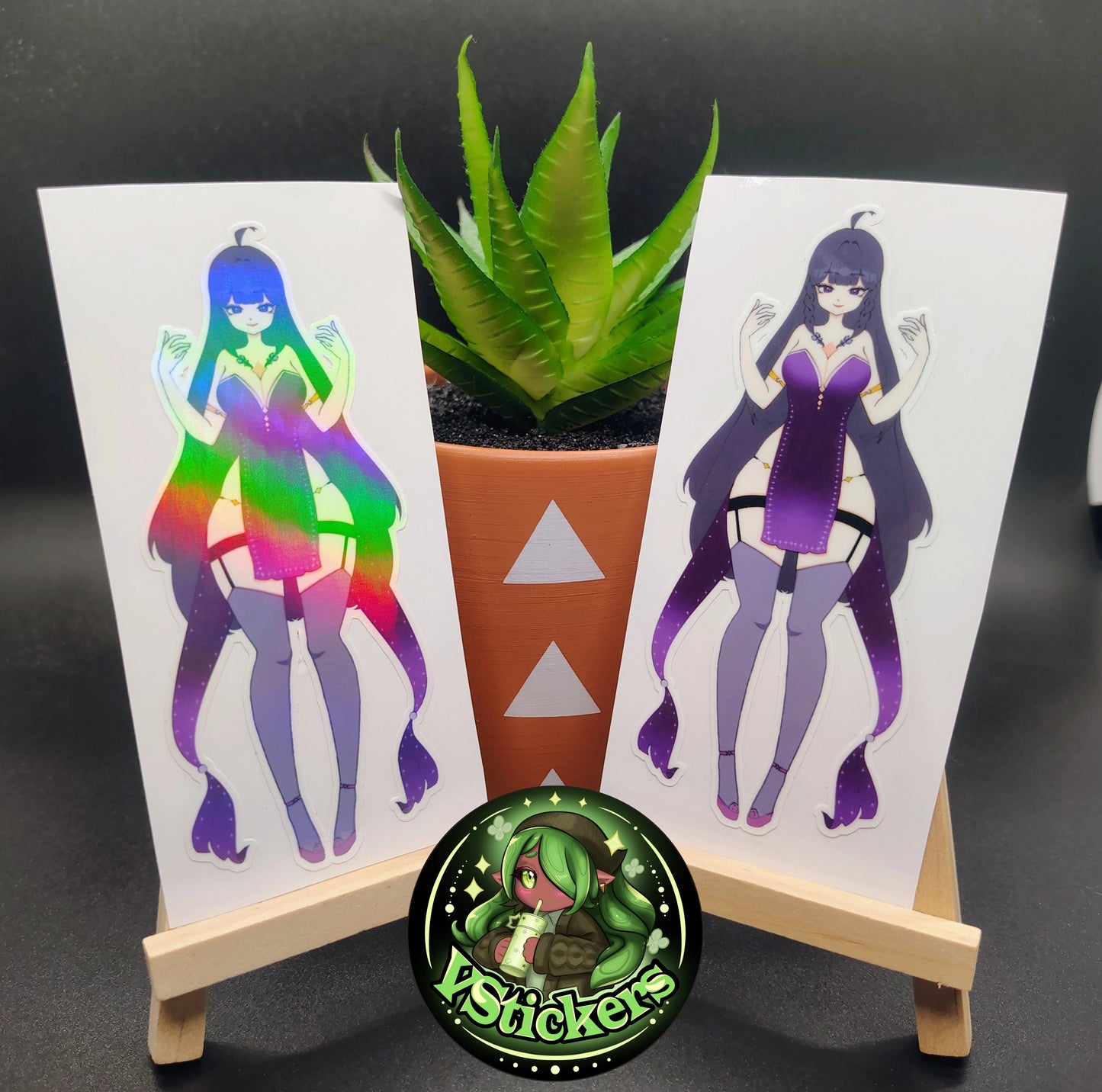 [OC] Ashley Razora the Lusty Mystic Mage Sticker! Water-Resistant Vinyl Sticker!