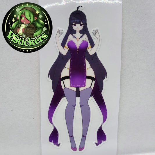 [OC] Ashley Razora the Lusty Mystic Mage Sticker! Water-Resistant Vinyl Sticker!
