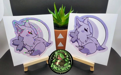 [VTuber] Akiphonic Spirit Realm Fox Sticker! Water-Resistant Vinyl Sticker!