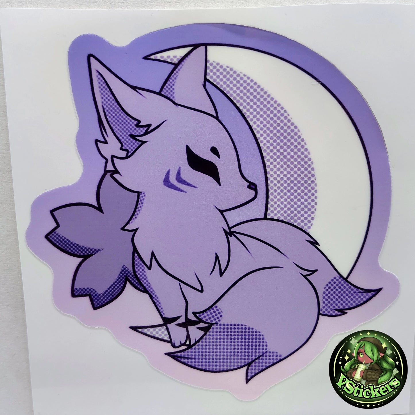 [VTuber] Akiphonic Spirit Realm Fox Sticker! Water-Resistant Vinyl Sticker!