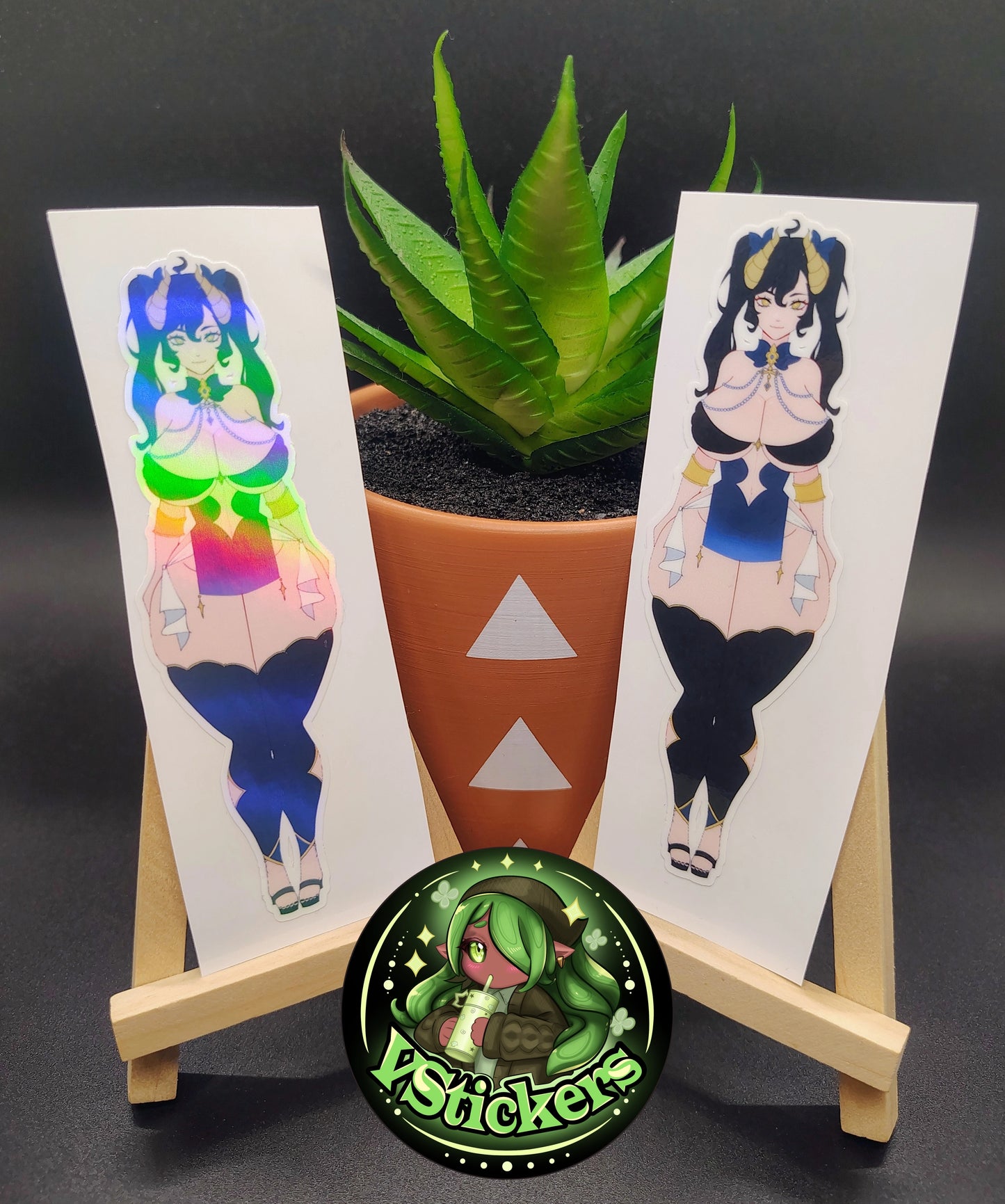 [OC] Rosa Hectora the Twisted Demon! Water-Resistant Vinyl Sticker!