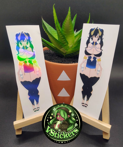 [OC] Rosa Hectora the Twisted Demon! Water-Resistant Vinyl Sticker!