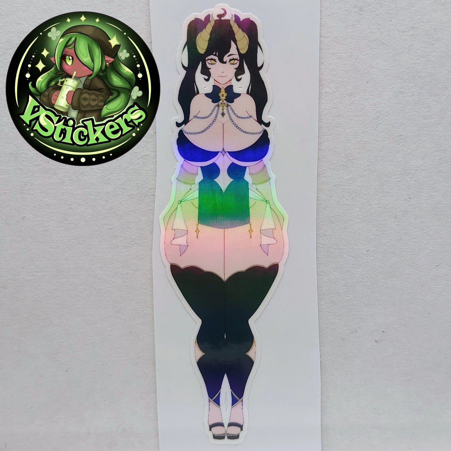 [OC] Rosa Hectora the Twisted Demon! Water-Resistant Vinyl Sticker!