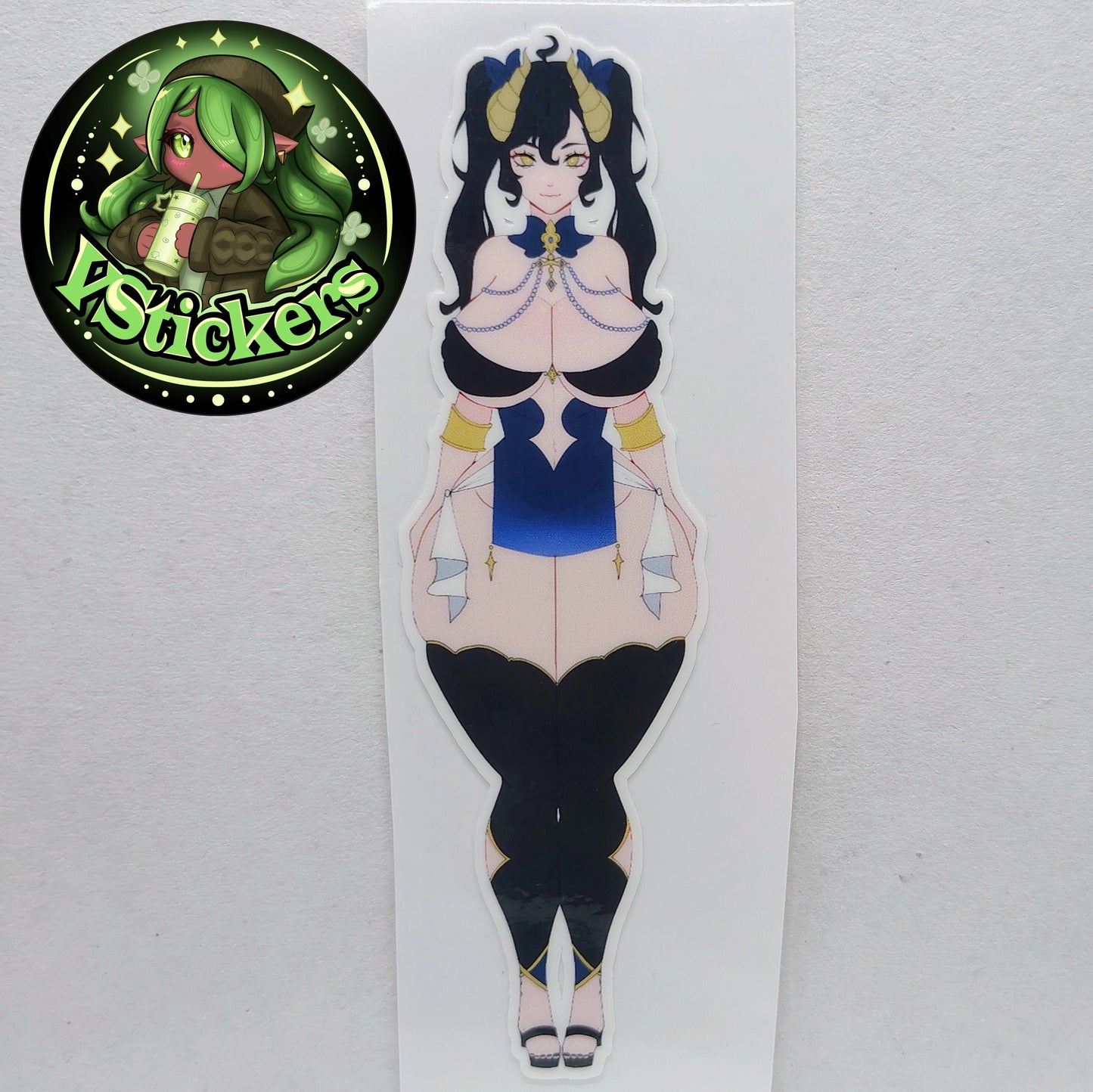 [OC] Rosa Hectora the Twisted Demon! Water-Resistant Vinyl Sticker!