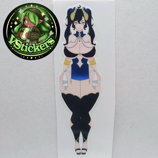 [OC] Rosa Hectora the Twisted Demon! Water-Resistant Vinyl Sticker!