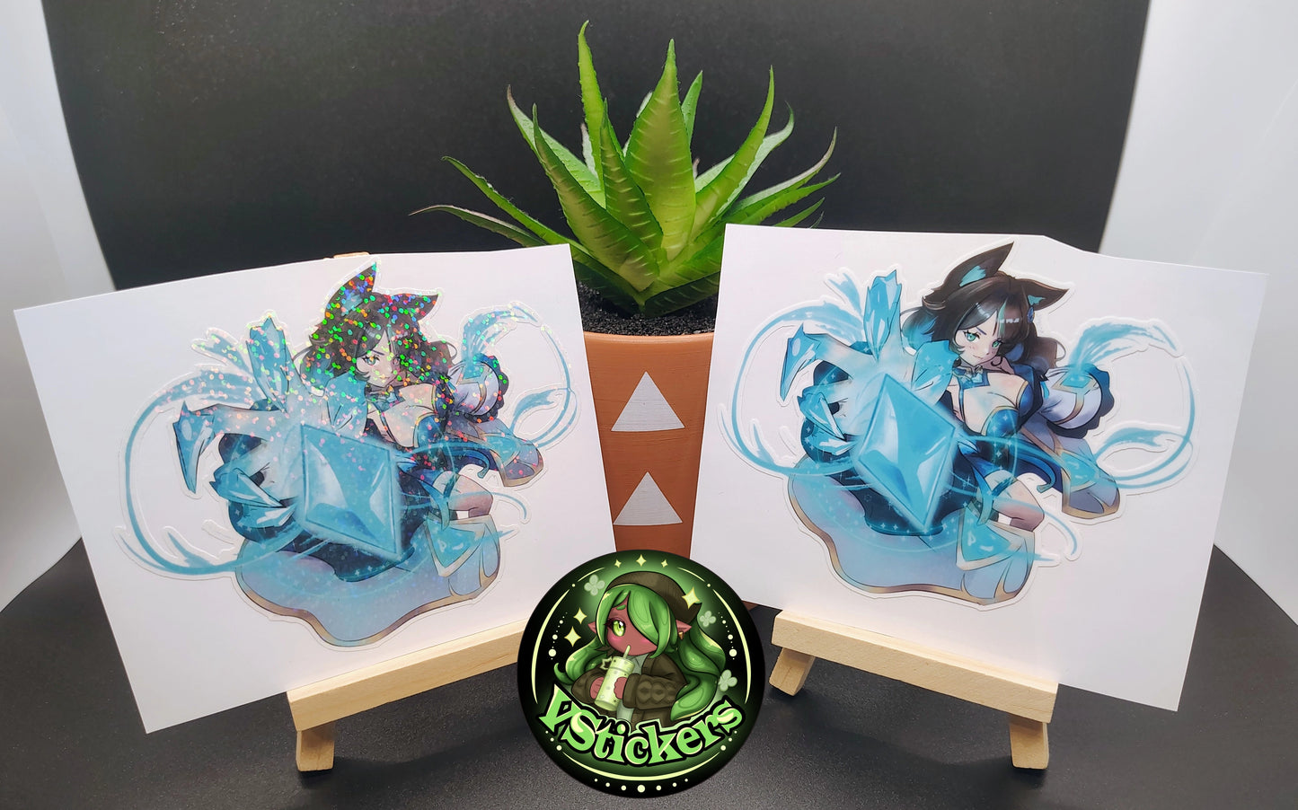 [OC] Crystal Carnie Diamond Claws! Water-Resistant Vinyl Sticker!