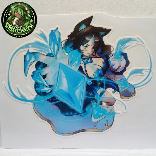 [OC] Crystal Carnie Diamond Claws! Water-Resistant Vinyl Sticker!