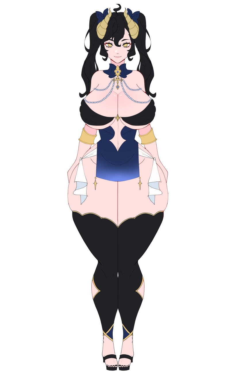 [OC] Rosa Hectora the Twisted Demon! Water-Resistant Vinyl Sticker!