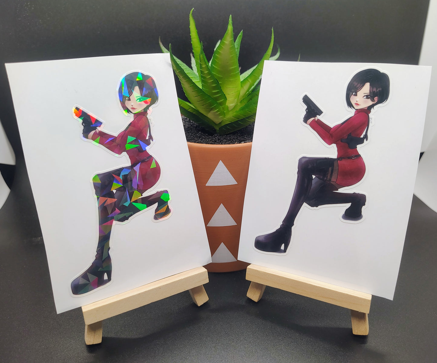 [Resident Evil] Ada Wong Fan Art Water-Resistant Vinyl Sticker! Fan-Made Merchandise!