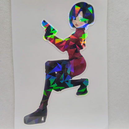 [Resident Evil] Ada Wong Fan Art Water-Resistant Vinyl Sticker! Fan-Made Merchandise!