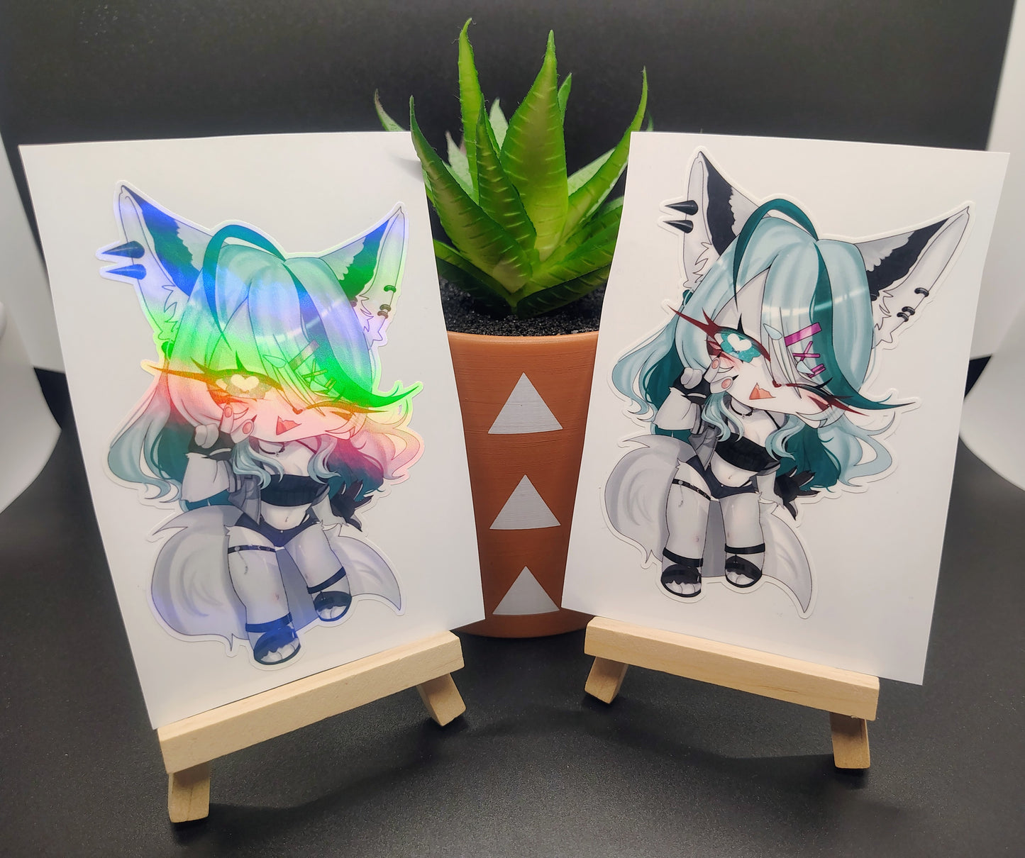 [VTuber] Kourra - Furra Version Fan Art Sticker! - Fan Art Water-Resistant Vinyl Sticker!