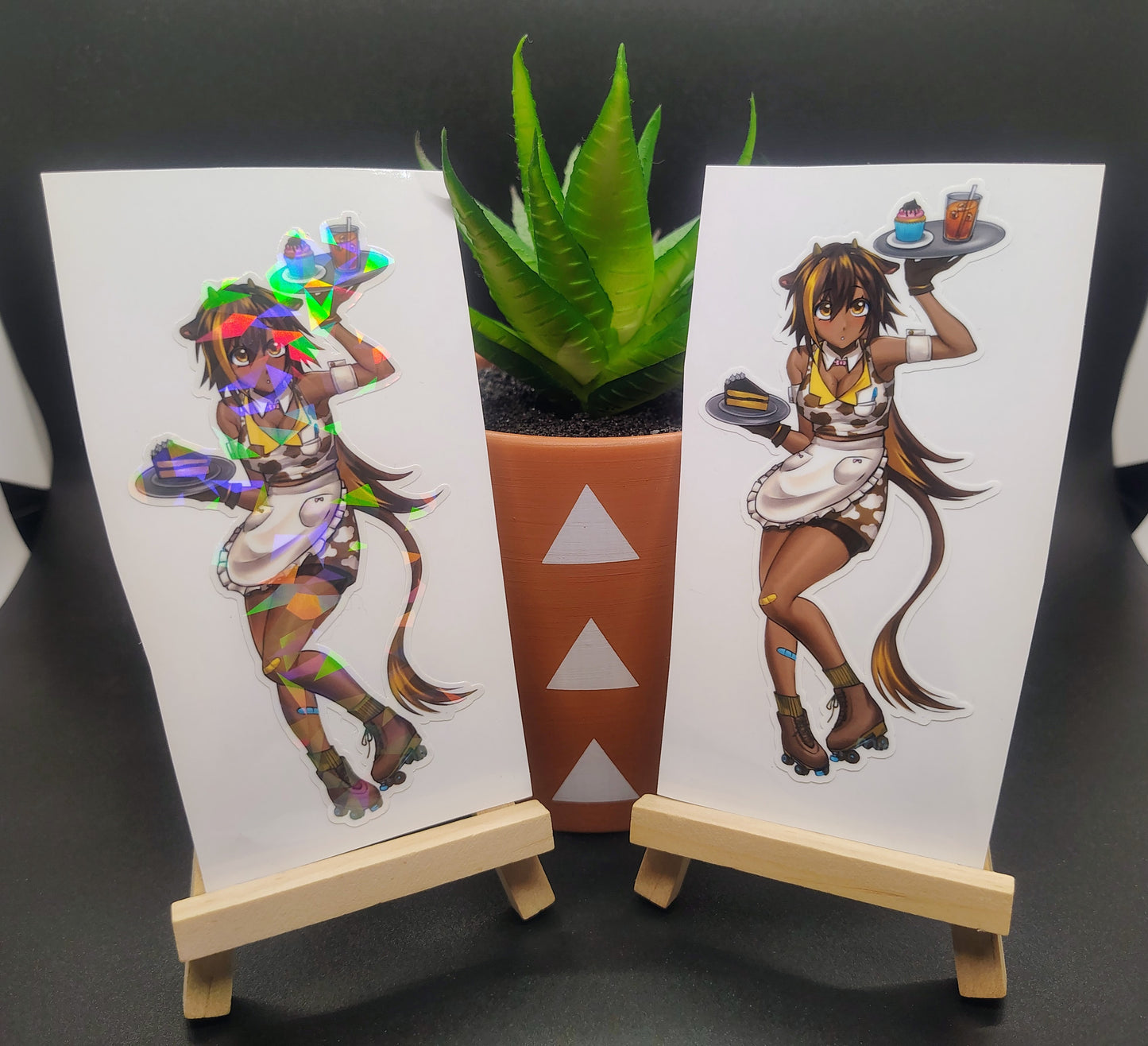 [OC] Rejarla Sepia the Sweethart Cowgirl! Water-Resistant Vinyl Sticker!