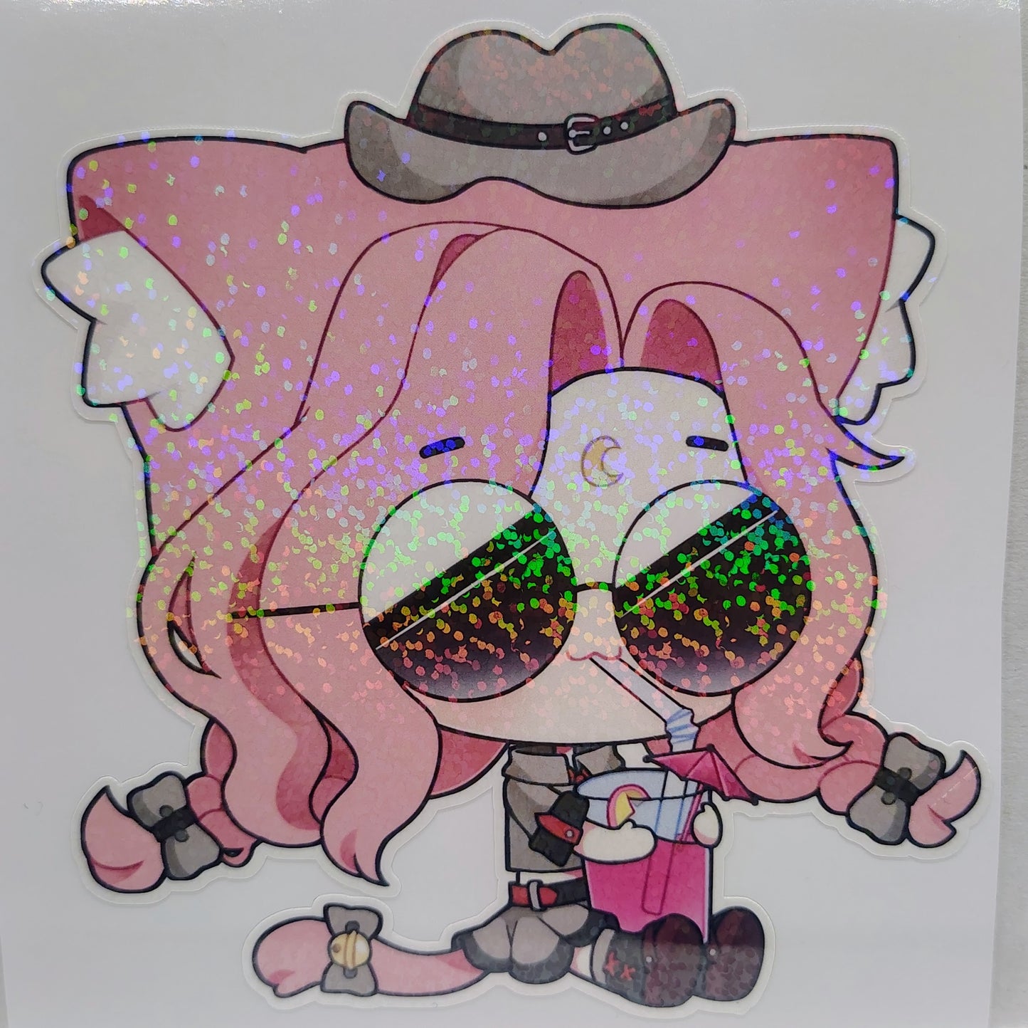 [VTuber] Mooni EZ Chill Chibi Scout Fan Art Sticker! - Fan Art Water-Resistant Vinyl Sticker!