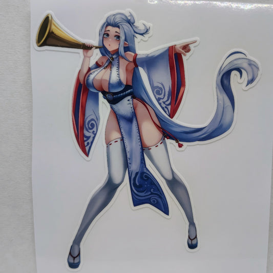 [OC] Silvera Clarion the Elder Guardian! Water-Resistant Vinyl Sticker!